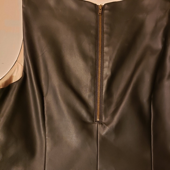 Gentle Fawn black faux leather dress - Picture 7 of 7